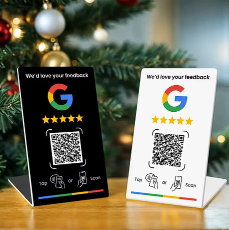 Stand da Banco per Recensioni Google